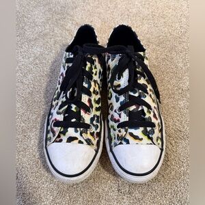 Converse Sneakers Multicolor Animal Print size 3 (little kid) EUC